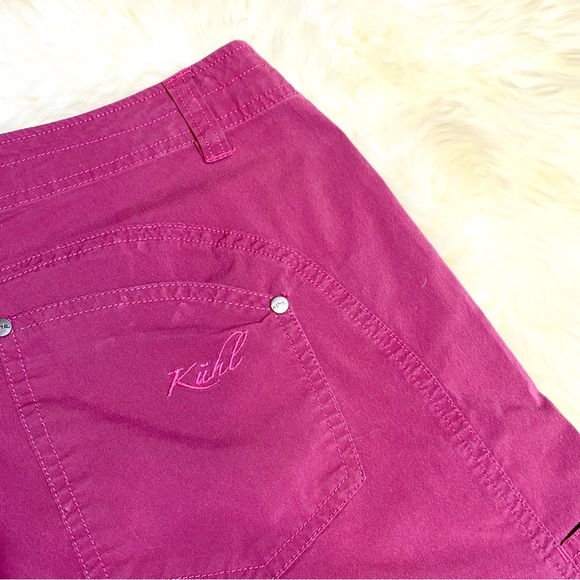 Kuhl Free Range Shorts 6 1/2" in Burgundy - Picture 6 of 12